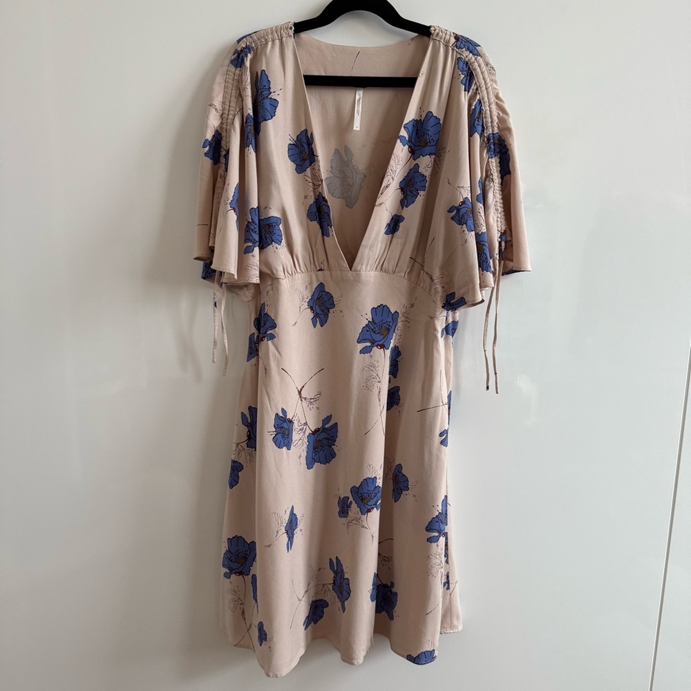 Free People Mini Dress Floral - Size 4